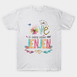 Love Being Called Jenjen Happy Mother's Day T-Shirt
